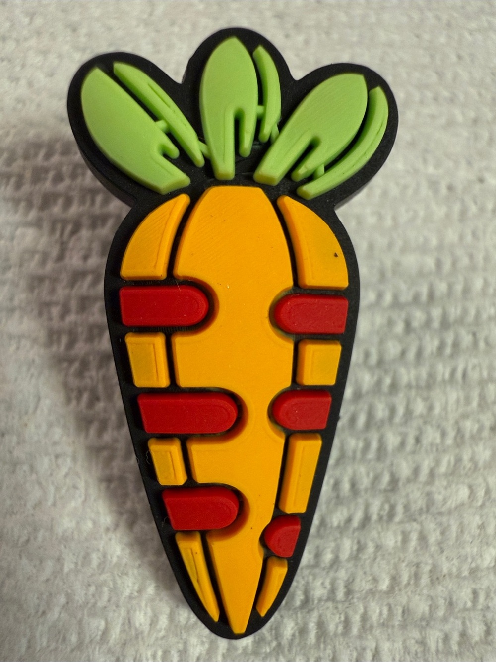 Kids Carrot Shoe Charm Accessory -